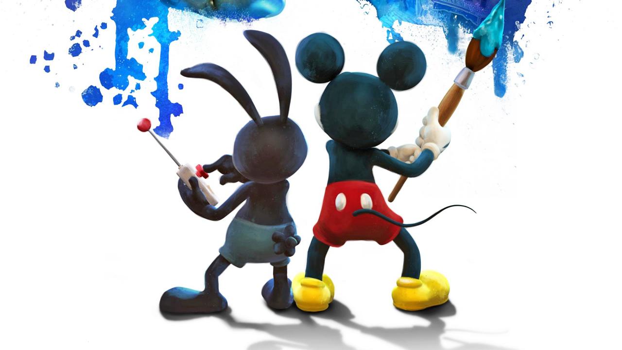 Micky Maus und Mortimer, Rücken nach vorne gewandt