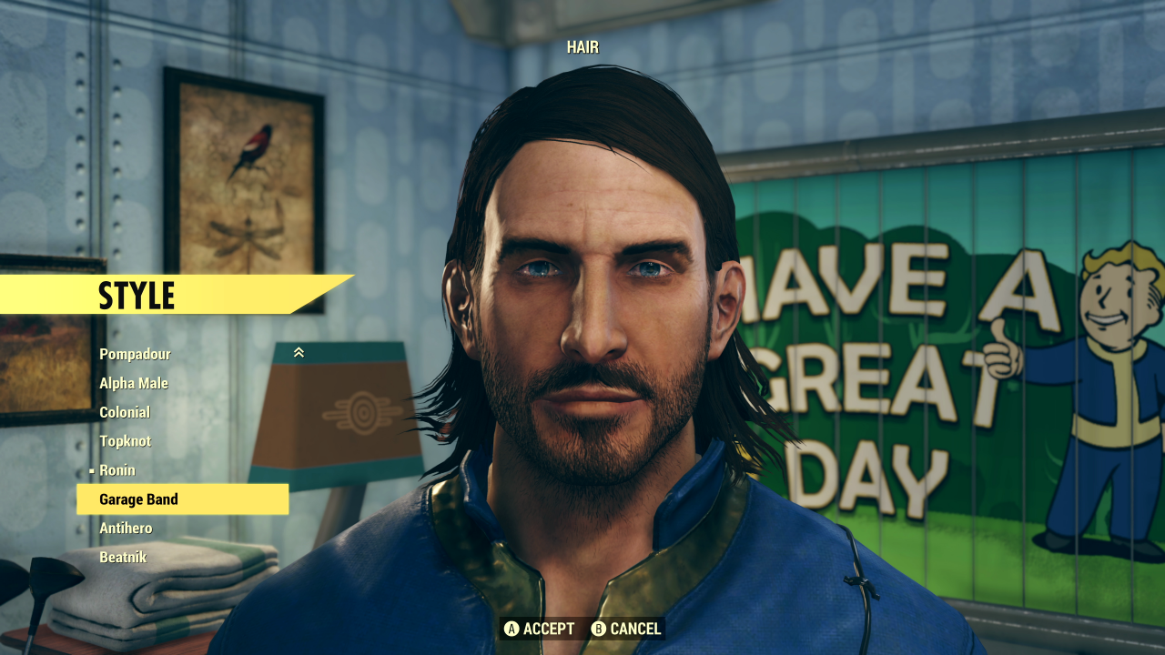 [07/10/2018] Im Charakter-Editor erschafft ihr euren eigenen Vault-Dweller. Der Funktionsumfang entspricht dem von Fallout 4.