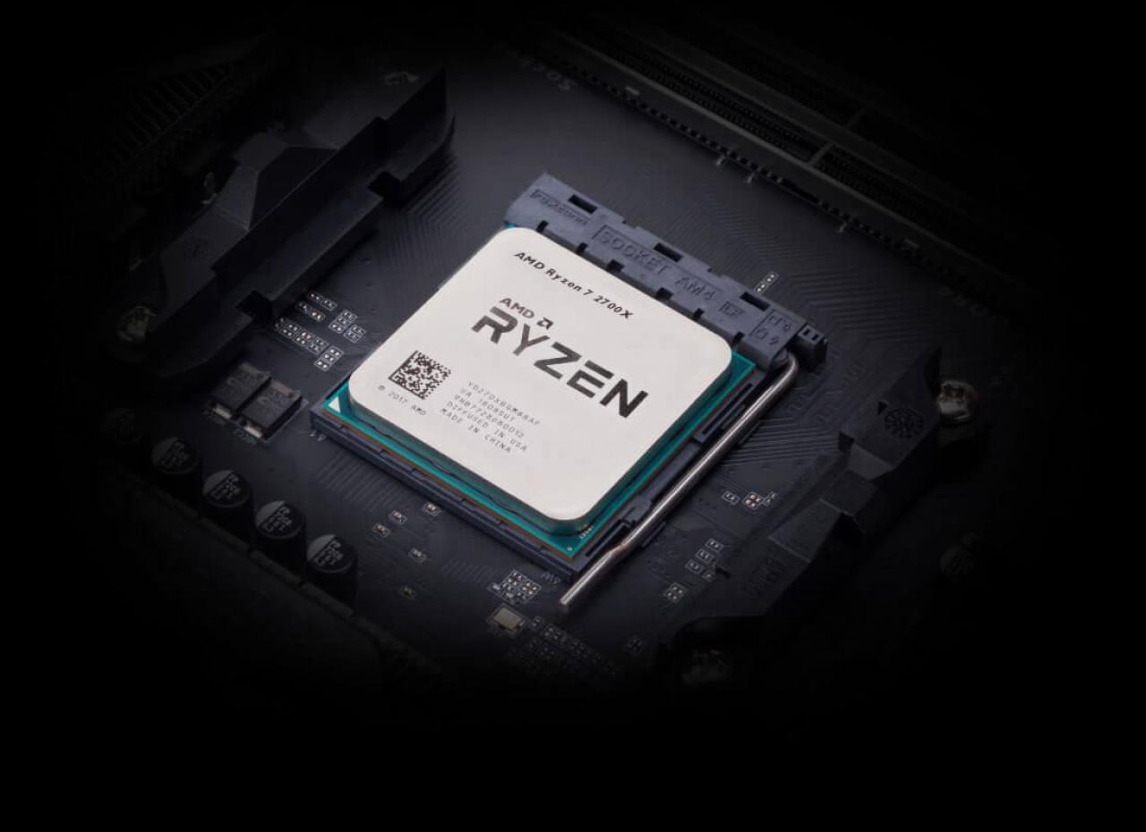 [26/10/2018] Ryzen-Prozessor in einem Sockel