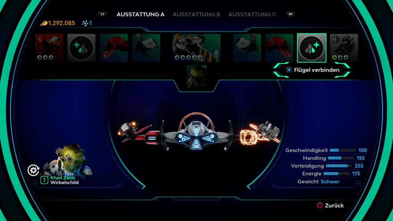 Wenn ihr nicht an dem Spielzeug-Aspekt von Starlink interessiert seid, könnt ihr euer Schiff auch rein digital im Menü umbauen.