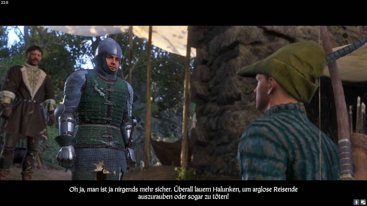 [18/10/2018] Kingdom Come: Deliverance -&nbsp;Bevor wir mitwürfeln dürfen, müssen wir uns erstmal Zutritt zum Banditenlager verschaffen.&nbsp;