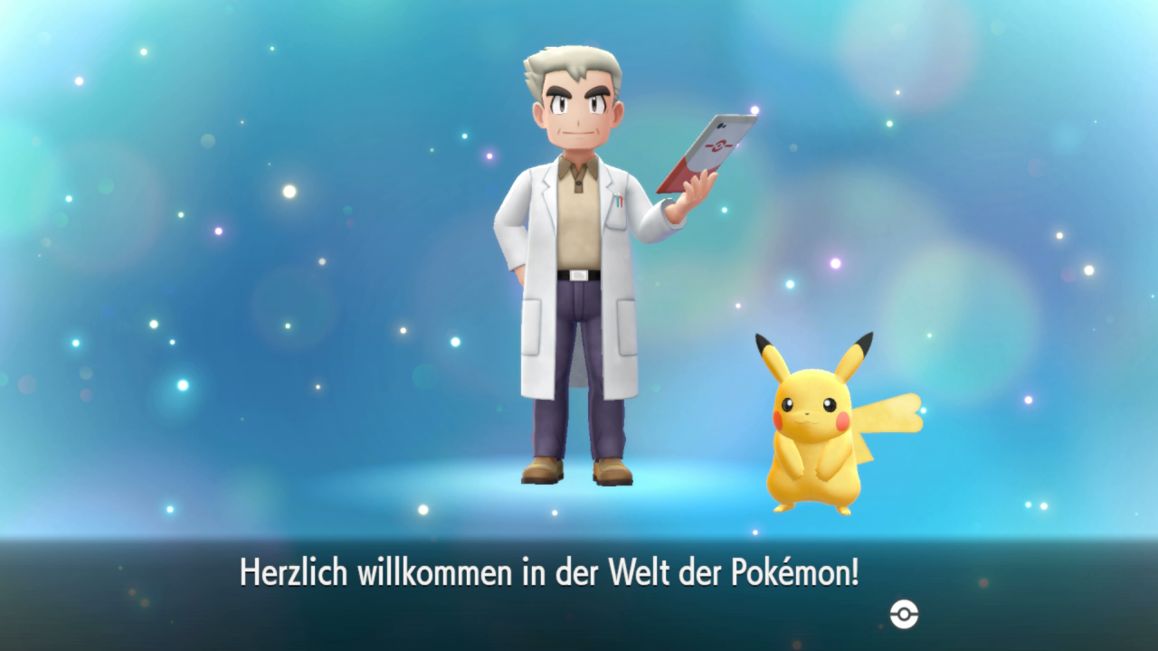 [13/11/2018] Professor Eich heißt uns in der Welt der Pokémon willkommen.