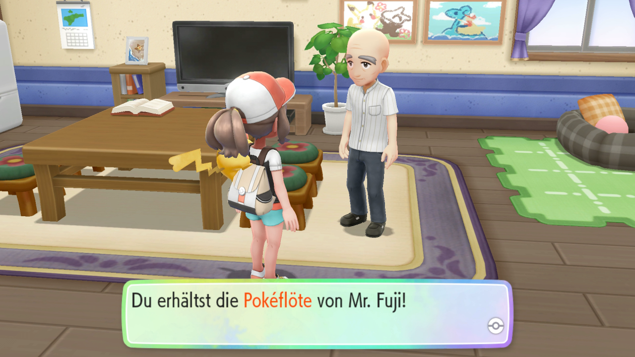 [19/11/2018] Herr Fuji schenkt uns die Pokéflöte.