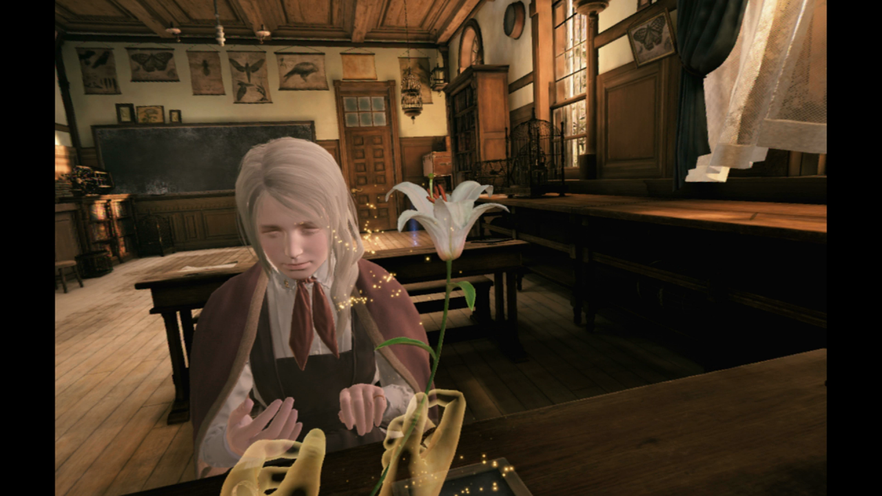 Eure Geisterkraft bringt die verwelkte Blüte für Yuliya zum Blühen.