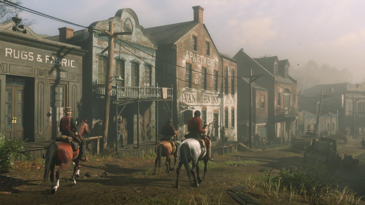 Screenshot aus dem Online-Modus von Red Dead Redemption 2.