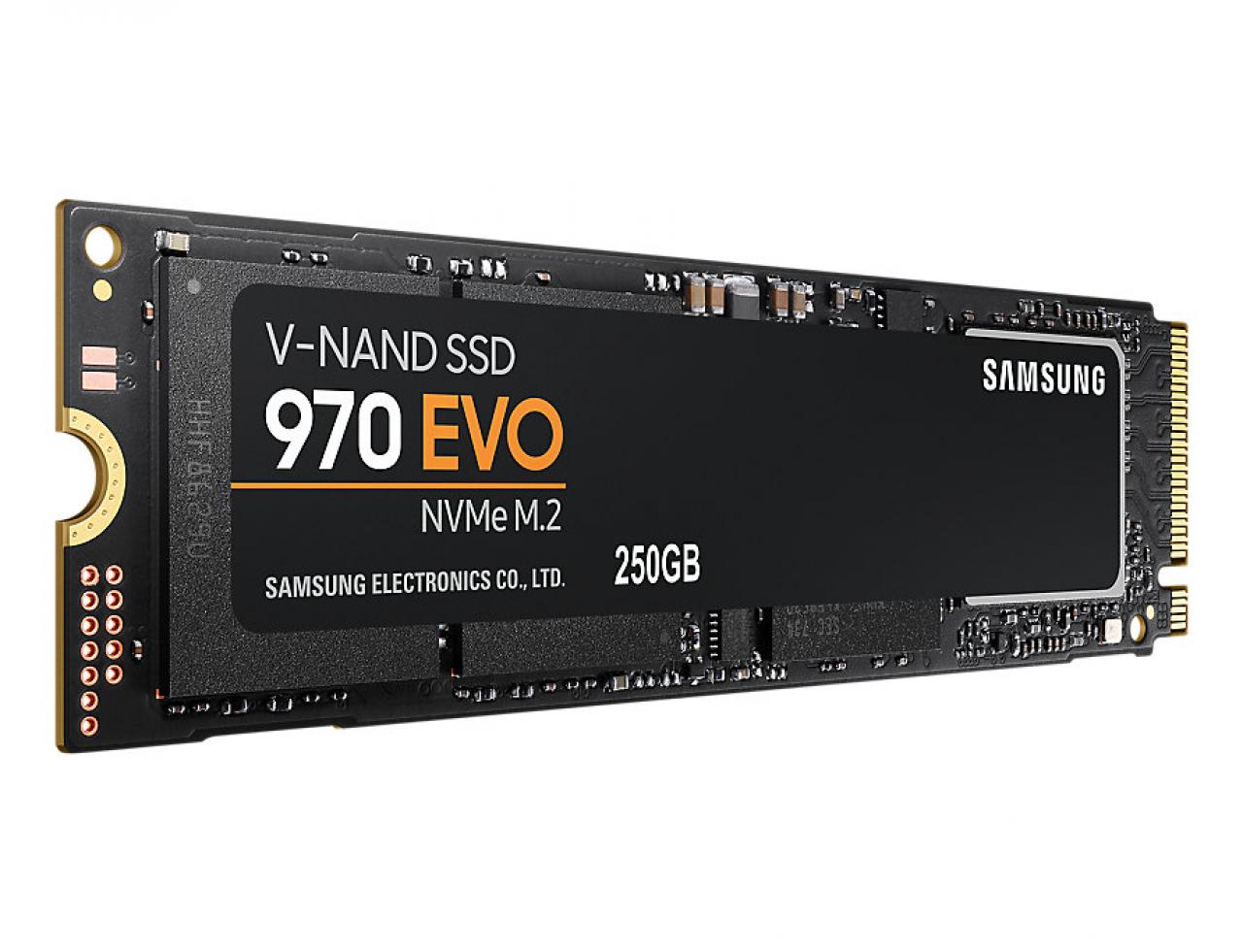 [30/11/2018] Eine Samsung Evo 970-M.2-SSD lies mit mehr als 3000 MB/s.