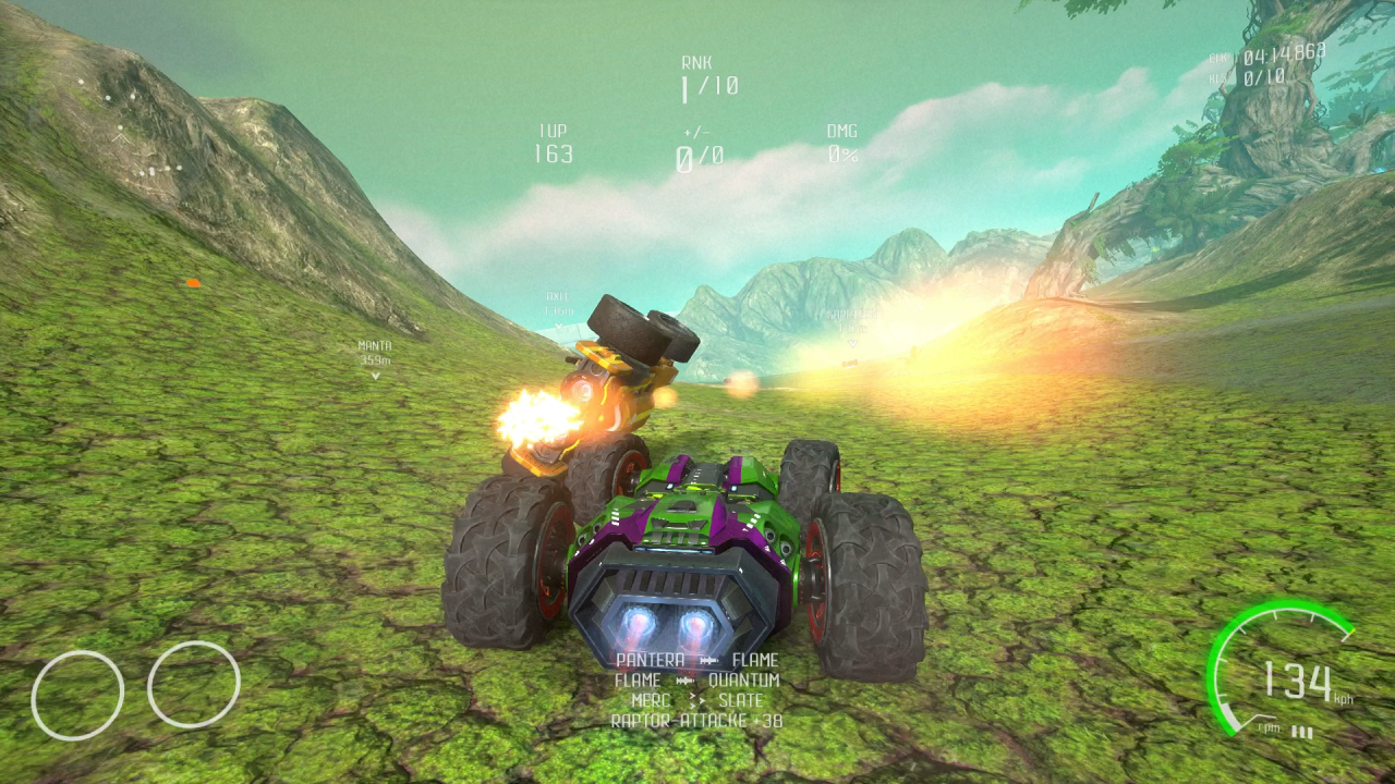 [05/11/2018] Im Deathmatch jagt ihr Rivalen Raketen in den Auspuff. (PS4)