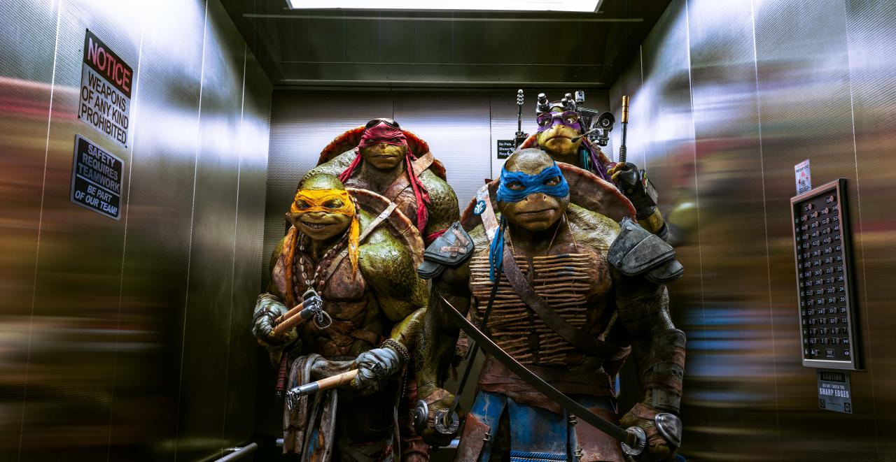 Szenenbild aus "Teenage Mutant Ninja Turtles"