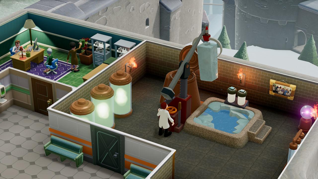[06/12/2018] Unkonventionelle Probleme erfordern unkonventionelle Lösungen. In Two Point Hospital werden daher teils verrückte Behandlungen vorgenommen.