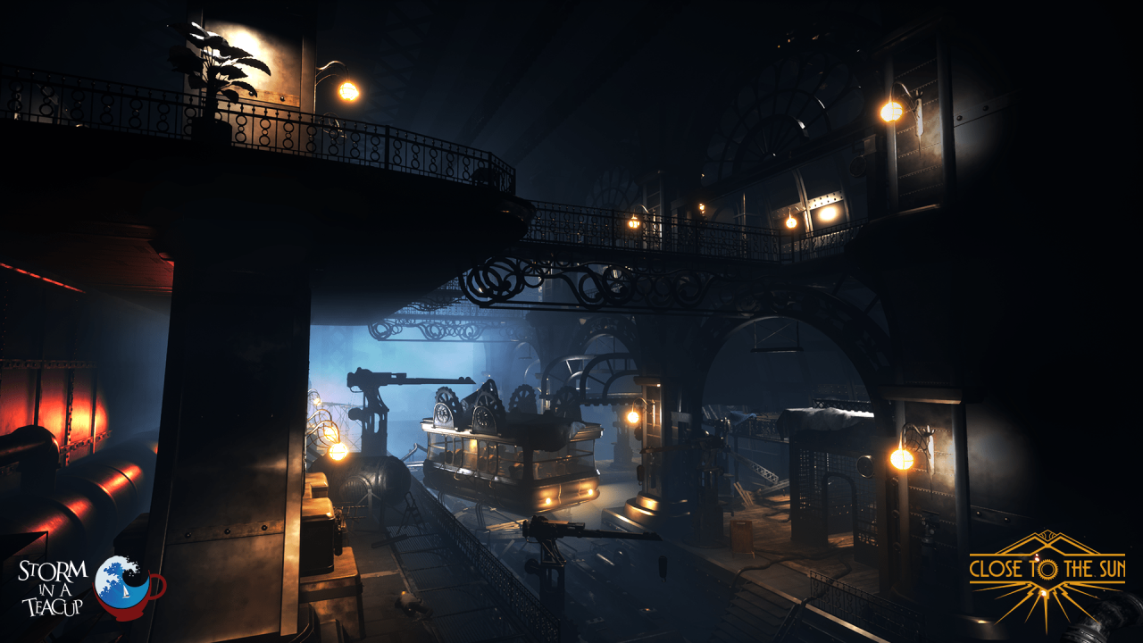 Die Entwickler beschreiben die Welt von Close to the Sun als ein Steampunk-Universum, nur eben mit Strom statt Dampf.