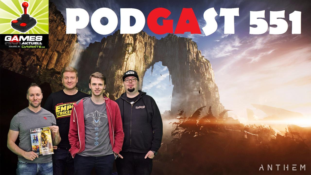 [22/02/2019] Games Aktuell Podcast 551: Andy, Matti, Alexander, Chris