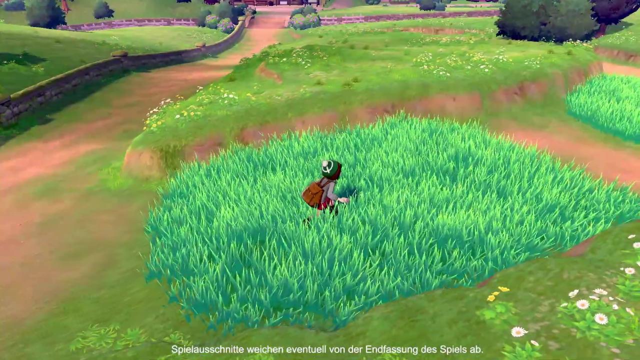 In Pokémon: Let’s Go, Pikachu!/Evoli! bevölkerten wilde Taschenmonster noch die Oberwelt der Kanto-Region, in der Galar-Region scheint das nicht der Fall zu sein.