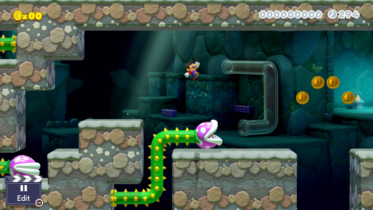 Die kriechenden Piranha-Pflanzen aus Super Mario 3D World halten neben vielen weiteren Elementen aus dem Wii-U-Spiel Einzug in Super Mario Maker 2.