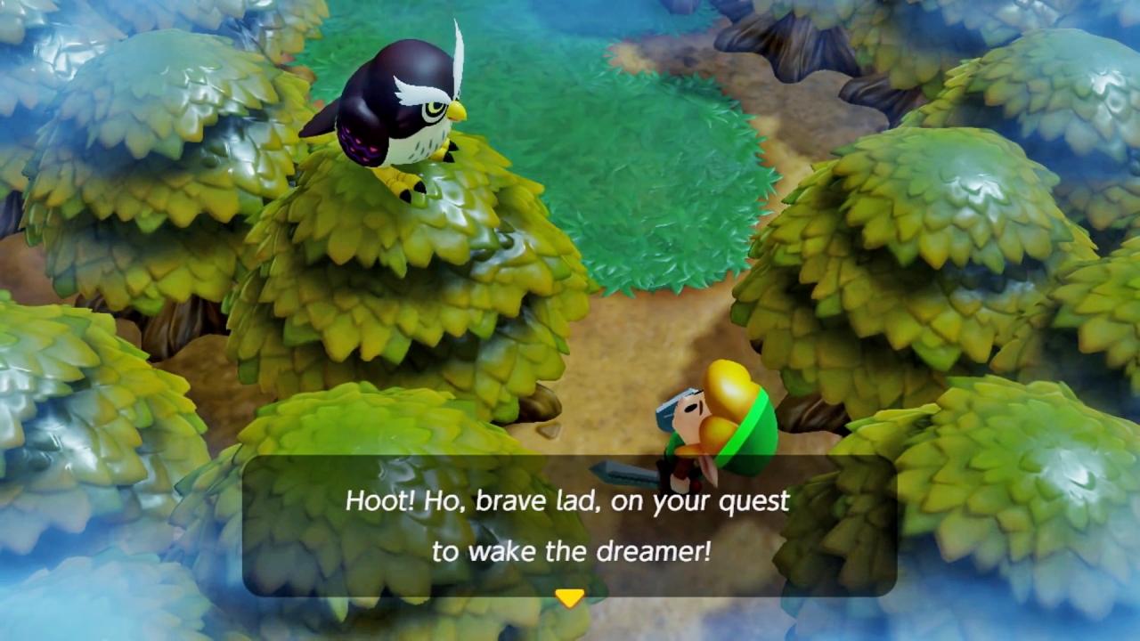 [28/02/2019] Diese mysteriöse, aber stets freundliche Eule begleitet uns durch das Abenteuer und steht uns mit Rat, weniger mit Tat, zur Seite – ähnlich wie in Ocarina of Time!
