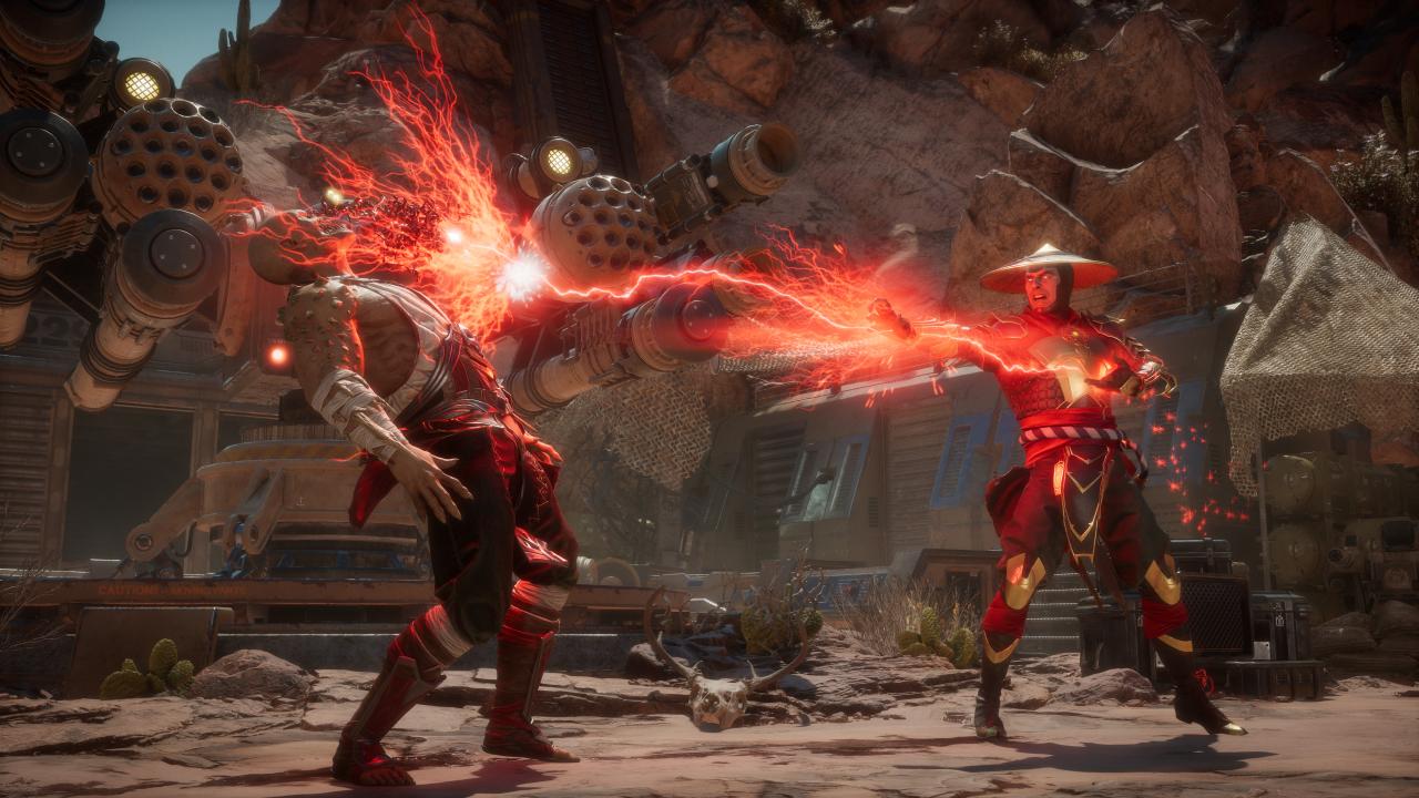 [01/02/2019] Schockschwerenot: Wenn Donnergott Raiden seine Blitzattacken entfesselt, kriegt Baraka ziemlich schnell Nasenbluten.