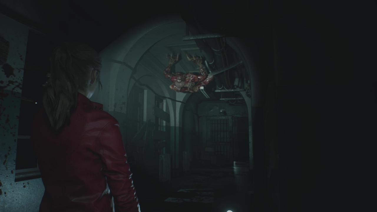 [19/02/2019] Der Licker im Ostflügel erinnert an das Resident Evil 2 Original von 1998.