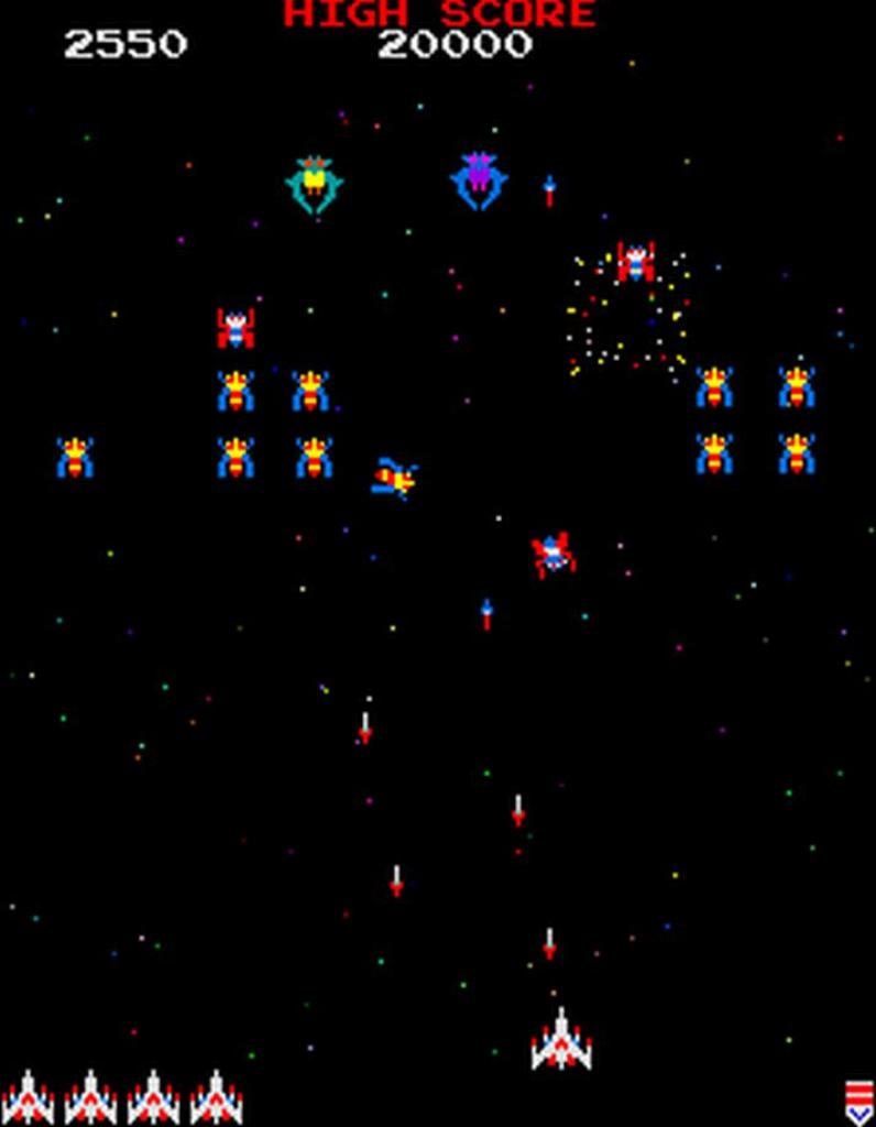 [29/03/2019] Namcos Galaga (1981) gehört zu den Kultspielen der Arcade-­Ära.