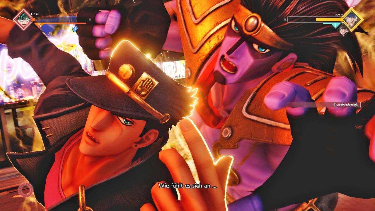[21/03/2019] Jotaro Kujo und sein Stand – Star Platinum – machen sich zum Angriff bereit. Neben Dio ist er leider bislang der einzige Charakter aus Jojo’s Bizarre Adventure.