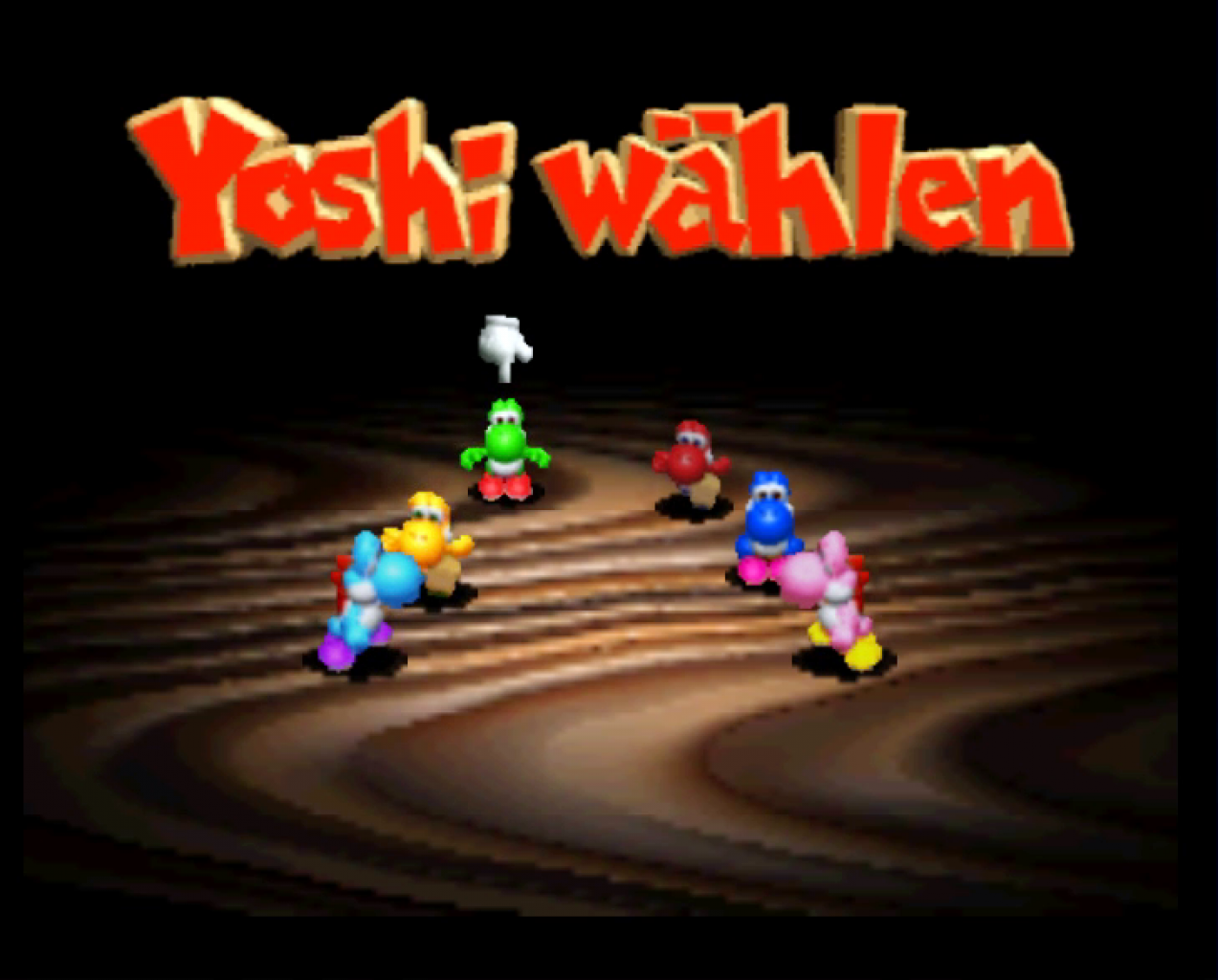 Sechs bunte Yoshis hat Kameks grausamer Fluch verschont. Die sechs ­Yoshis entsprechen zugleich den sechs Leben, die ihr bis zum Game-Over habt.