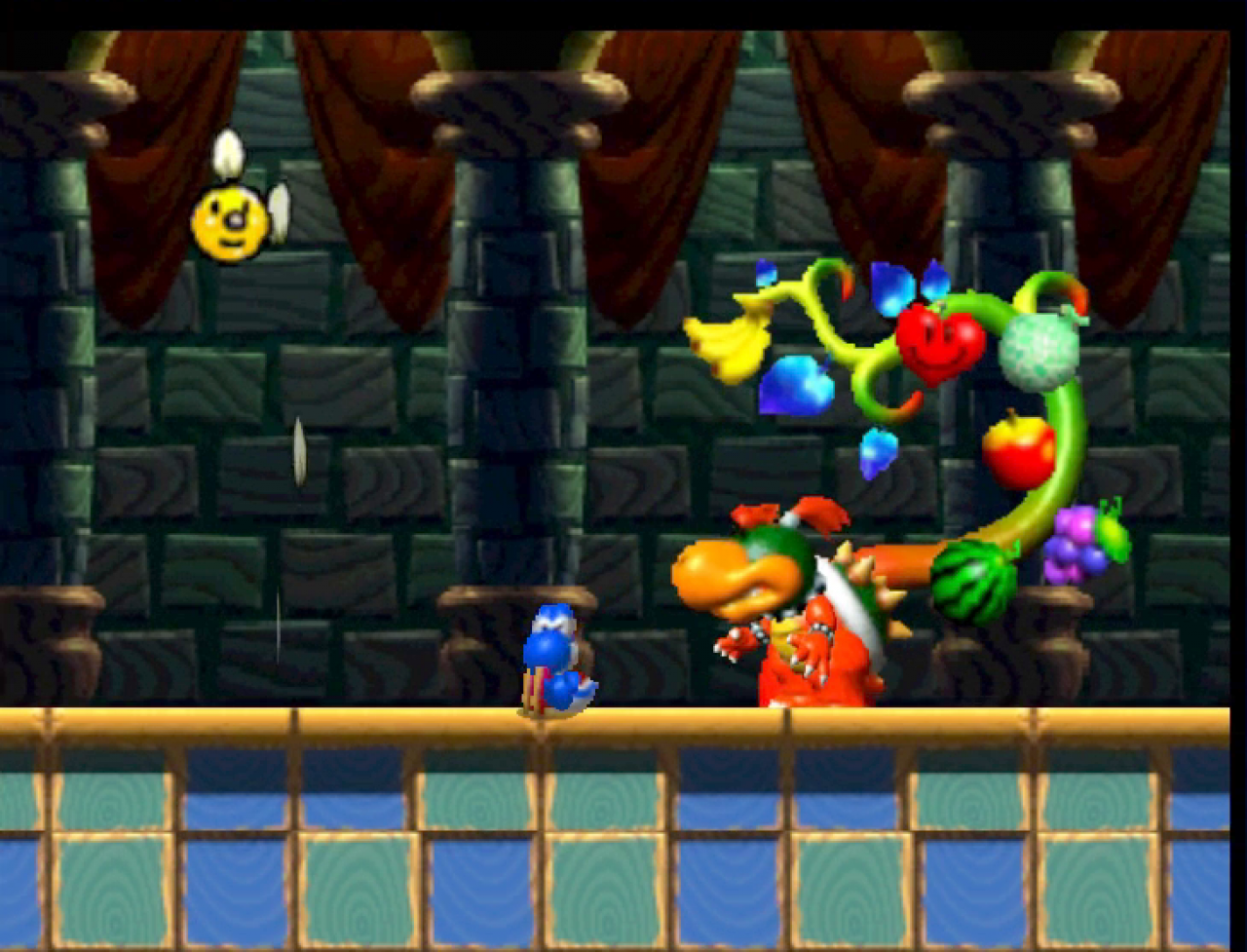 Baby Bowser hat den Happy-Baum gestohlen, der der Yoshi-Insel und dort allen Yoshis Glückseligkeit beschert. Erkämpft ihn euch daher schnell zurück!
