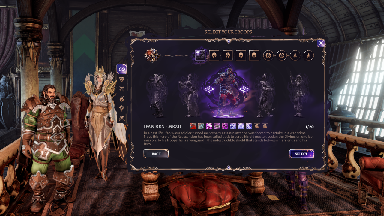 [25/04/2019] Unser Trupp wird in der Regel von einem Helden angeführt, bei denen es sich um die bekannten Charaktere aus Divinity: Original Sin 2 handelt.