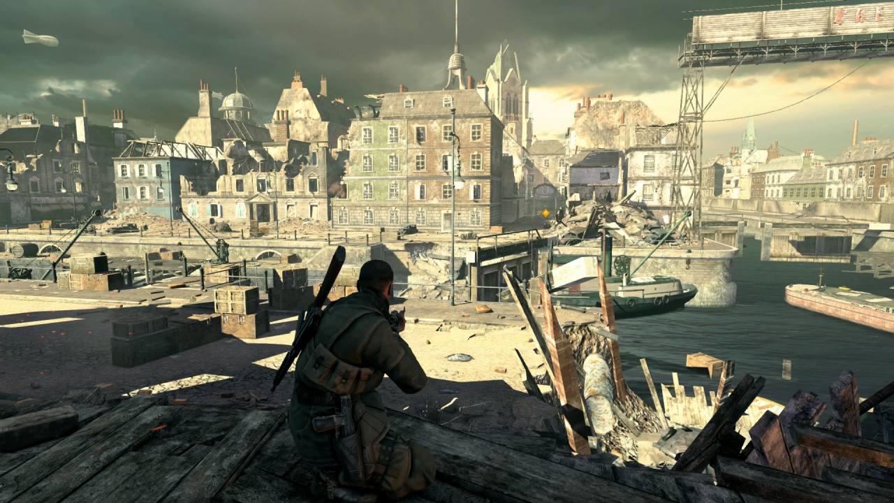 [17/05/2019] Sonderbar schön sieht Sniper Elite V2 Remastered nicht aus, vor allem die Farbgebung wirkt sehr unspektakulär.