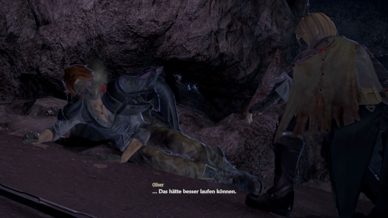 Anders als in einem Dark Souls treffen wir von Anfang an viele Charaktere und werden meistens von einem Kumpan begleitet.