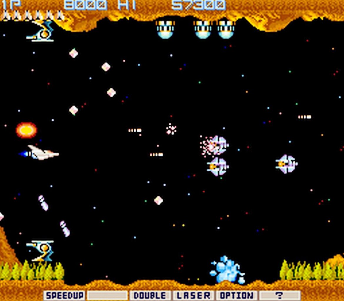 [01/05/2019] Gradius (1985) war das erste Spiel mit dem berühmten Konami-Code.&nbsp;