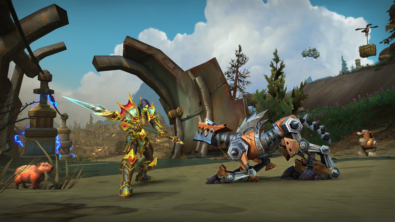 Roboter im Gebiet Mechagon in WoW Patch 8.2