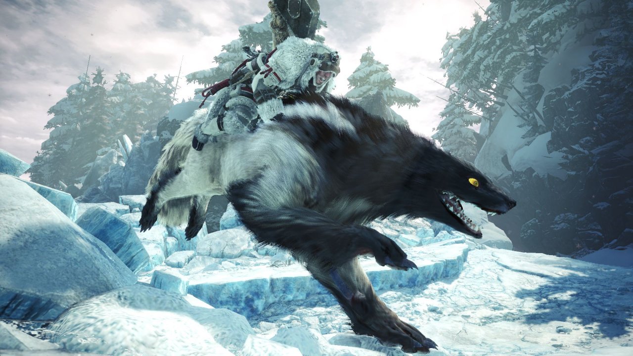 [30/07/2019] Reitet den Wulg! In Iceborne könnt ihr Spuren auch vom Rücken von Reittieren aus folgen.&nbsp;