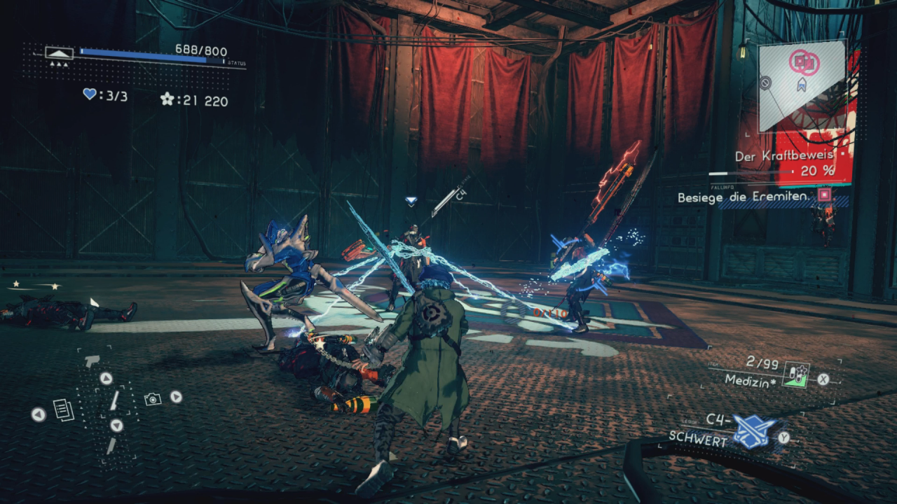 [30/08/2019] Die namensgebende Astralkette ist das wichtigste Gameplay-Element des Hack & Slays. Ihr braucht eine Verschnaufpause? Dann fesselt die Gegner doch einfach!