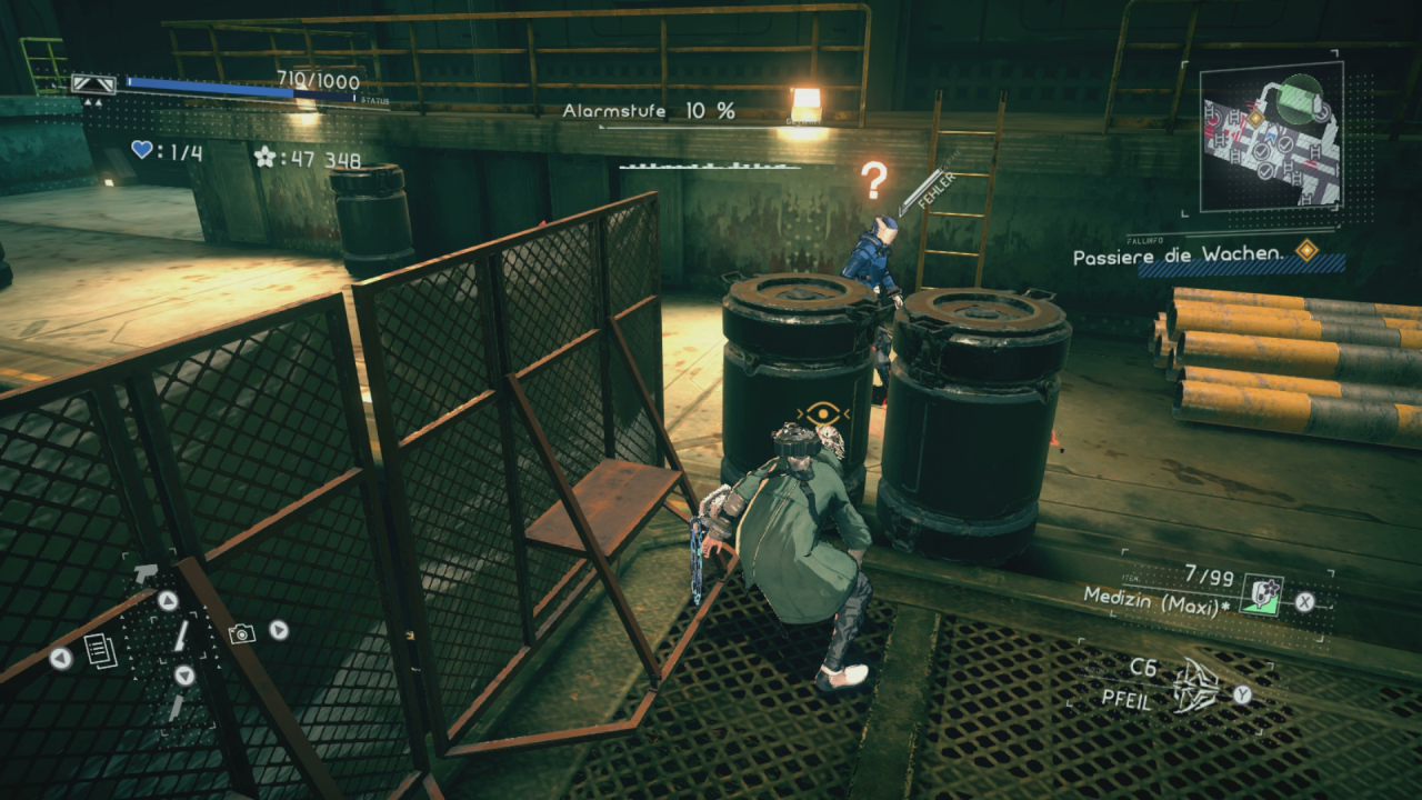 [30/08/2019] Selbst die ein oder andere Schleichmission versteckt sich in Astral Chain. Zwar funktionieren diese Momente sehr simpel, aber gelungen.