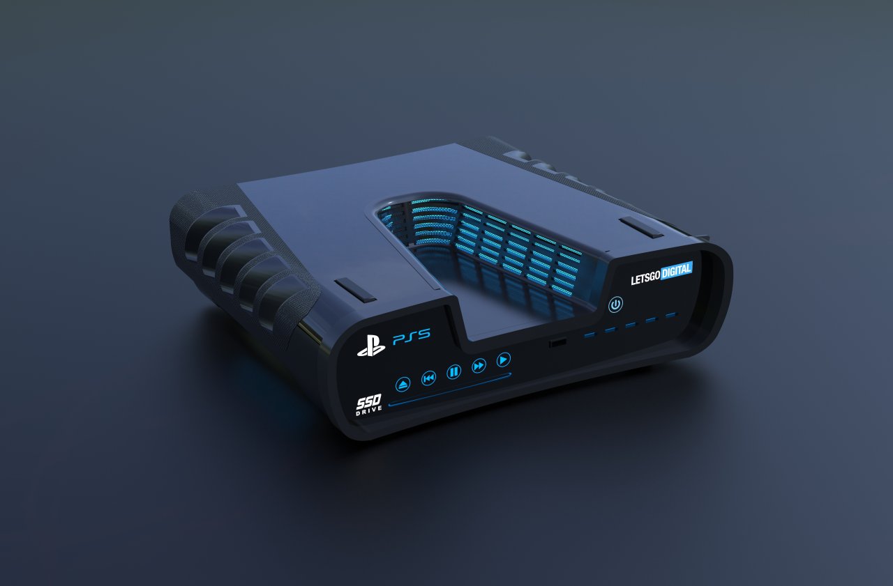 [23/08/2019] Ein mögliches Design der PS5 kursierte schon seit Monaten im Netz.