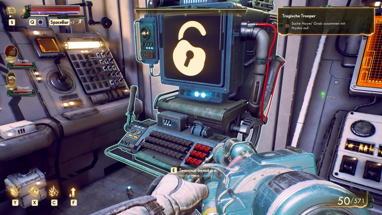 [02/08/2019] Egal ob Hacken oder Schlösser knacken: Minispiele soll es in The Outer Worlds nicht geben.