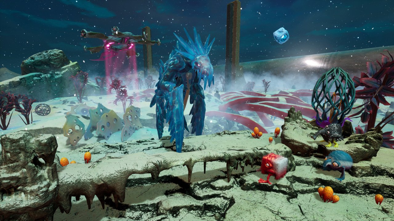 [13/09/2019] Mit den Spielereihen Zeno Clash und Rock of Ages macht sich ACE Team weltweit einen Namen. Kurz vor der Gamescom 2019 kündigten die Chilenen nun The Eternal Cylinder an – ein Open-World-Survivalspiel, bei dem ihr als sich ständig verändernde Kreatur vor einem gigantischen Zylinder flüchtet, der alles in seinem Weg niederwalzt.