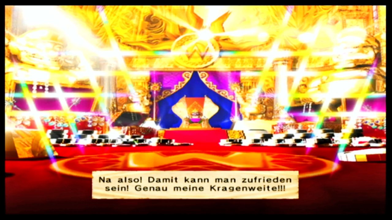 [10/10/2019] Wario World kommt mit mehreren Enden, die jedoch nicht mehr als unterschiedliche Abschlussbildschirme umfassen und Wario in seinem neuen Zuhause zeigen.