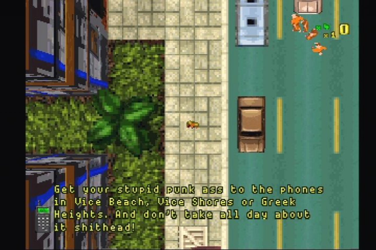 [21/11/2019] Das fertige GTA von 1997 übernahm von Race'n'Chase Elemente wie die Draufsicht und die Rennen, war ansonsten aber ein gänzlich anderes Spiel mit einem herrlich satirischen Unterton. &nbsp;