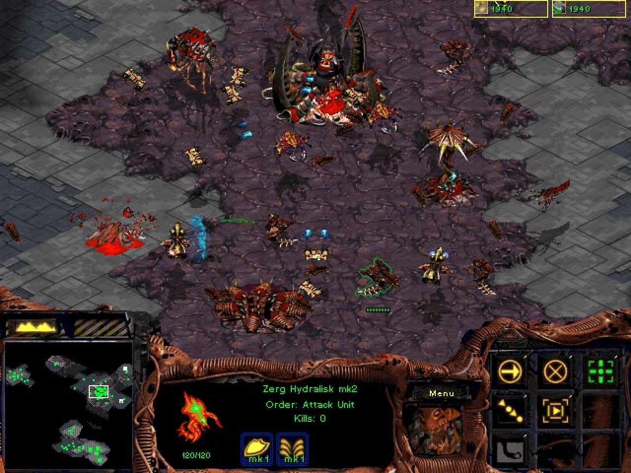 [19/11/2019] Beta-Version: Auch die Drohnen und Vergifter der Zerg konnten noch fliegen.