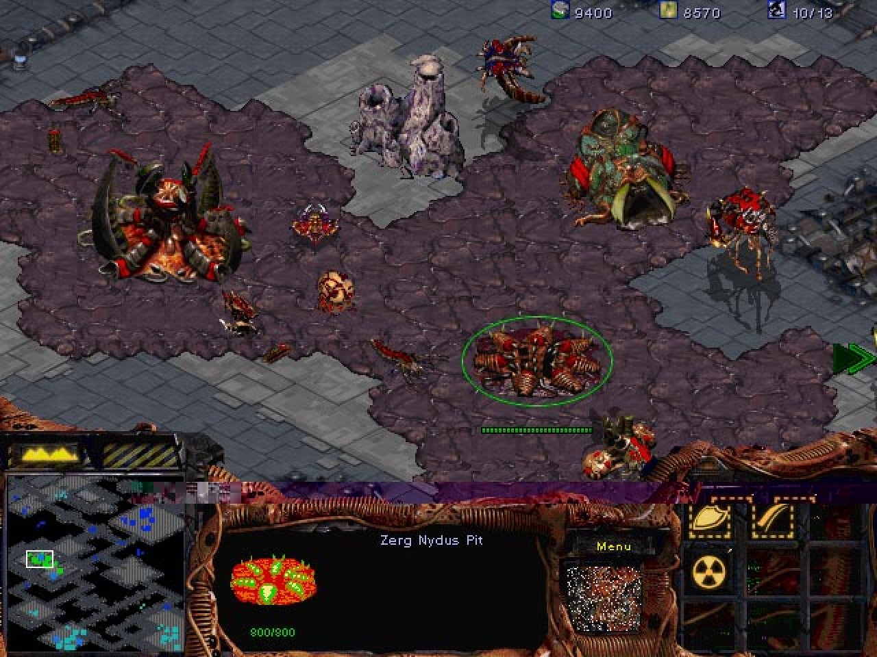 [19/11/2019] Beta-Version: In der Nydus-Grube wurden Zerg-Upgrades erforscht.
