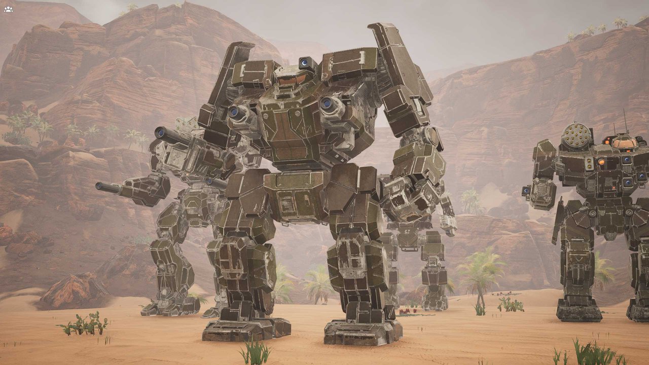 [10/12/2019] Mechwarrior 5: Mercenaries - Eine Lanze schwerer und mittelschwerer Mechs vor einem Auftrag.