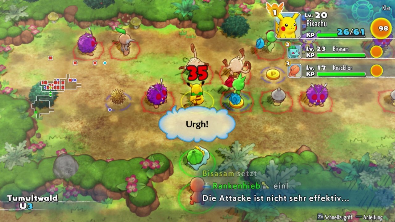 Mit fortschreitendem Spielverlauf werden die Aufgaben schwerer zu meistern und Kämpfe komplexer und anspruchsvoller. Zu Beginn ist noch alles easy.