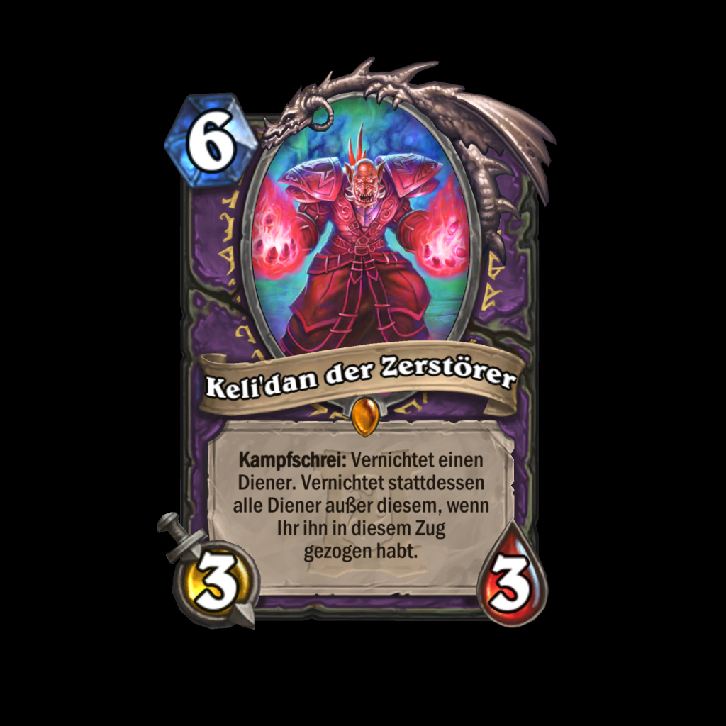 [24/03/2020] Keli'dan der Zerstörer - der Kampfschrei macht ihn zu einem Boardclear-Monster für Hexenmeister.