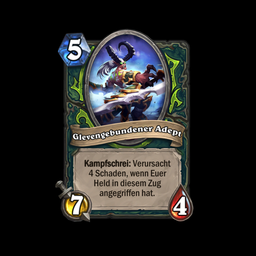 [17/03/2020] Dämonenjäger-Karten: Glevengebundener Adept