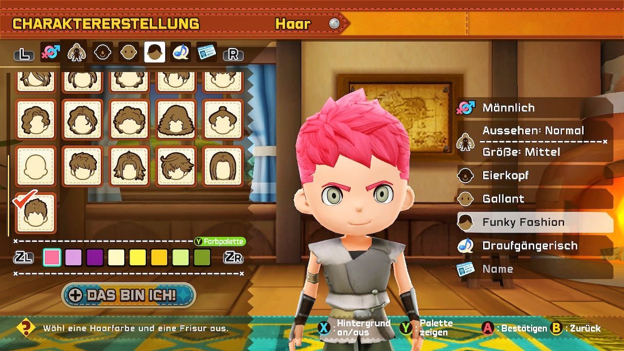 [05/03/2020] Dank des Charakter-Editors und der vielen Ausrüstungsgegenstände kann sich jeder Spieler und jede Spielerin in Snack World selbst verwirklichen.