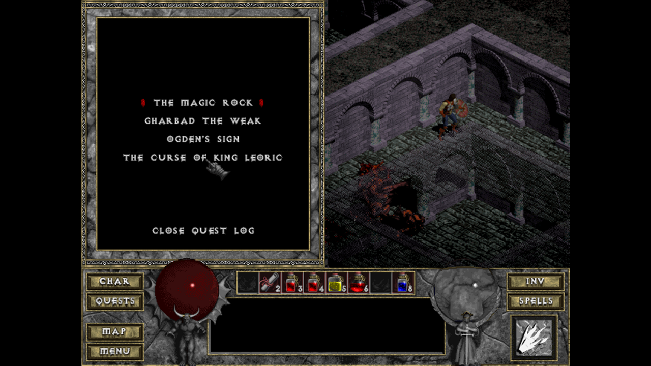[26/03/2020] Auf Tastendruck lassen wir uns alle aktiven Quests anzeigen. Diese erhalten wir von den Dorfbewohnern oder von NPCs, die wir direkt im Dungeon antreffen. &nbsp;