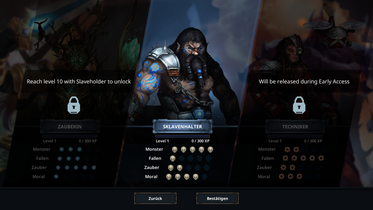 [09/04/2020] Wenn man den Sklavenhalter auf Level 10 gebracht hat, hat man die Möglichkeit einen zweiten Dungeon-Master zu spielen.