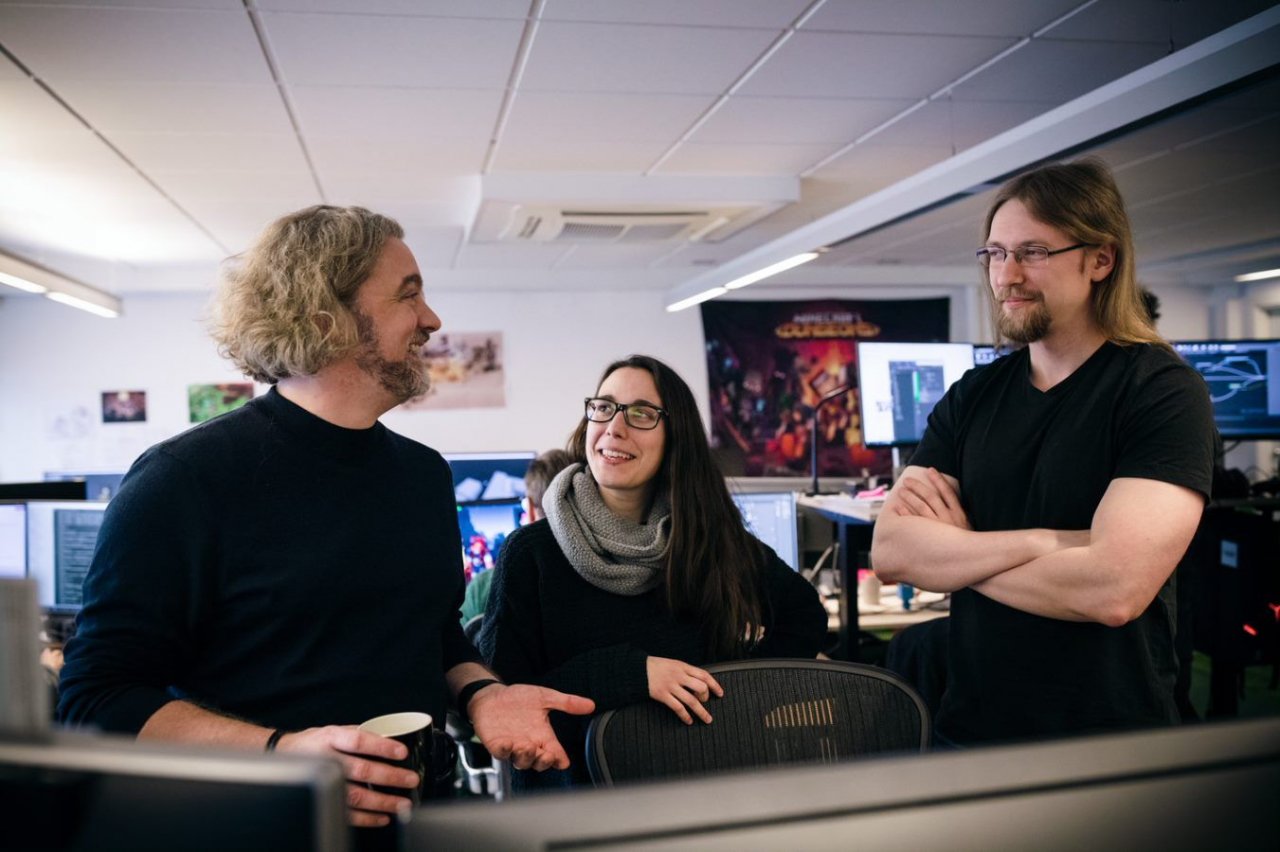 [30/04/2020] David Nisshagen und Team bei der Arbeit an Minecraft Dungeons