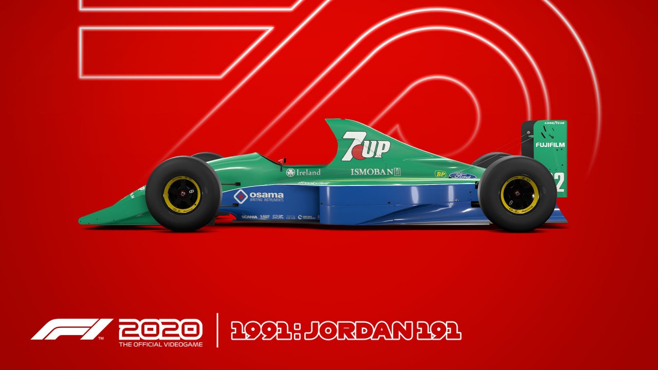 [13/05/2020] Michael Schumachers wunderschöner Jordan 191 gehört zu den beliebtesten F1-Wagen aller Zeiten und ist mit der Deluxe Edition Teil des Spielinhalts.