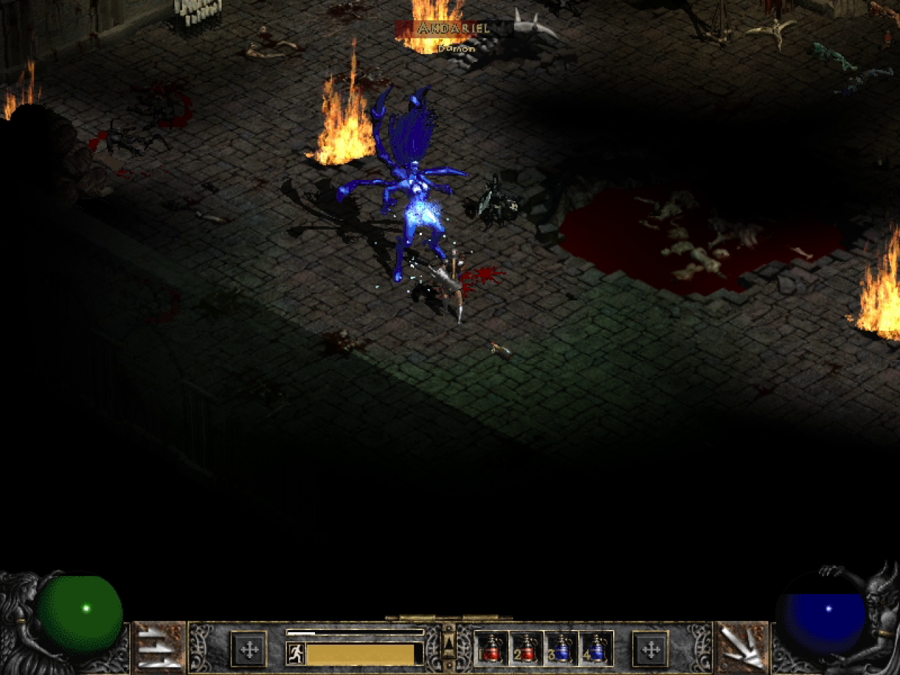 [25/06/2020] Der erste größere Boss im Spiel ist Andariel, eine der niederen Übel.