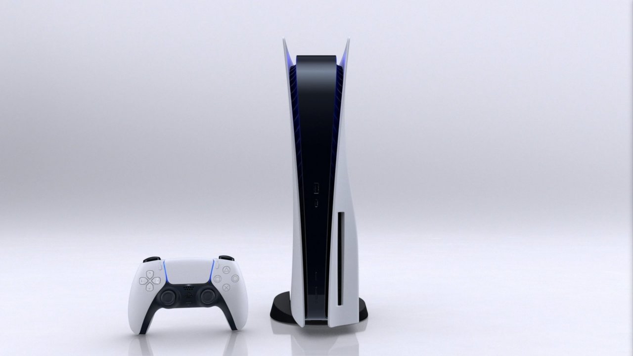 [11/06/2020] Sonys Playstation 5 und einer der neuen Controller.